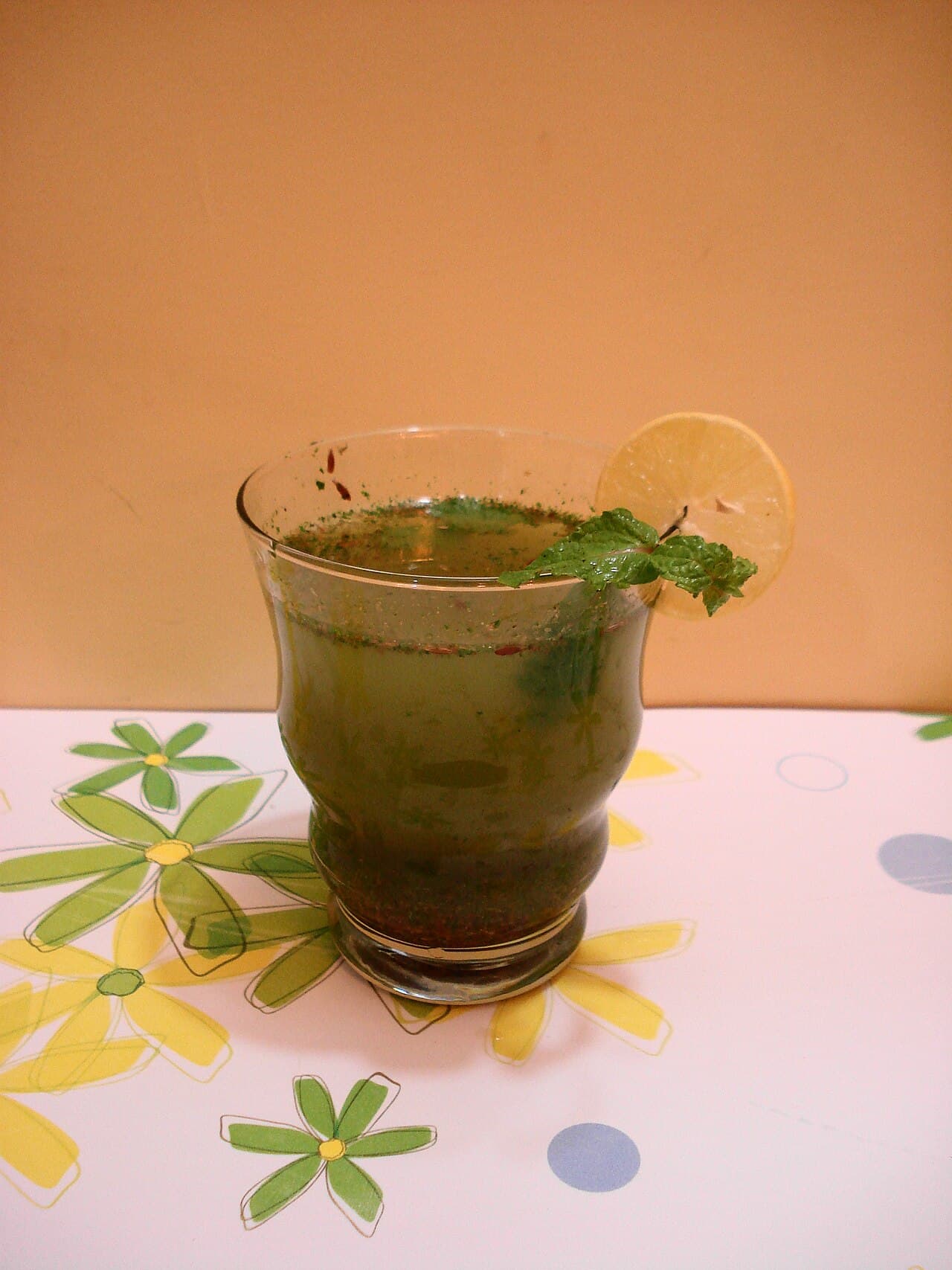 Chilled masala jaljeera drink