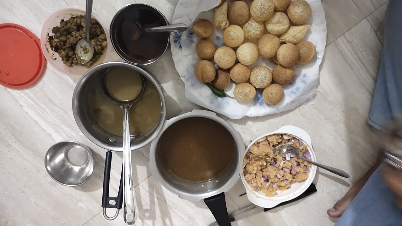 Golgappa spread